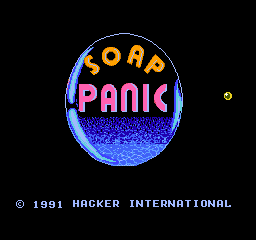 Soap Panic Title Screen